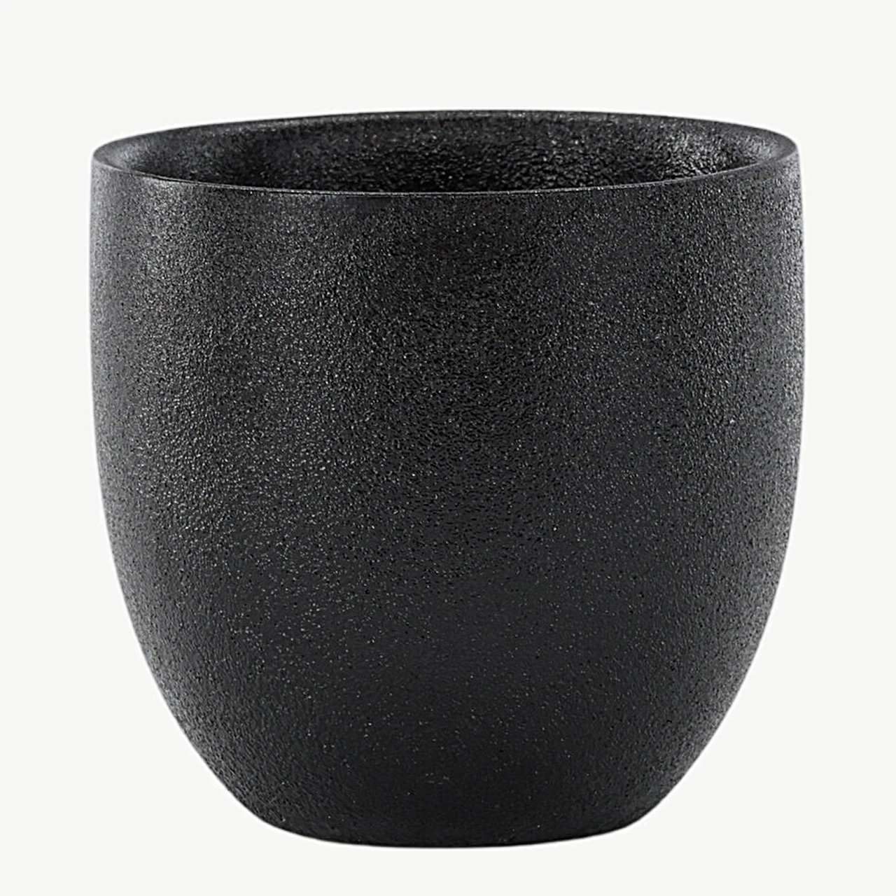Mattmusta tugevdatud portselanist kohvitass Wabi Sabi, Ø8 cm - 59195-100