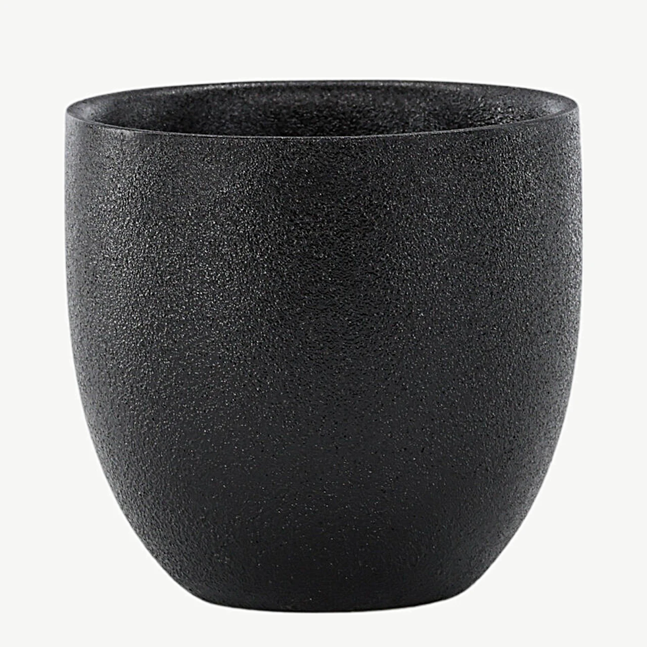 Mattmusta tugevdatud portselanist kohvitass Wabi Sabi, Ø8 cm - 59195-100