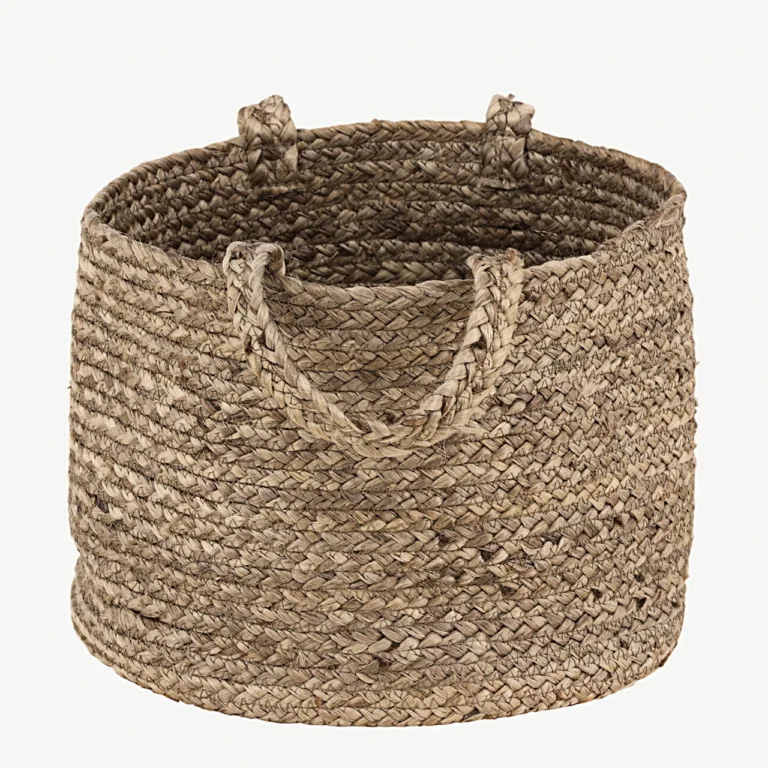 Bhopali ümmargune must džuudist hoiukorv, ø35 cm - 60005-100