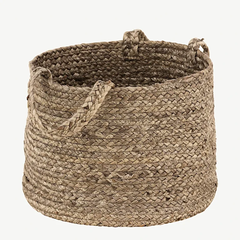 Bhopali ümmargune must džuudist hoiukorv, ø35 cm - 60005-100