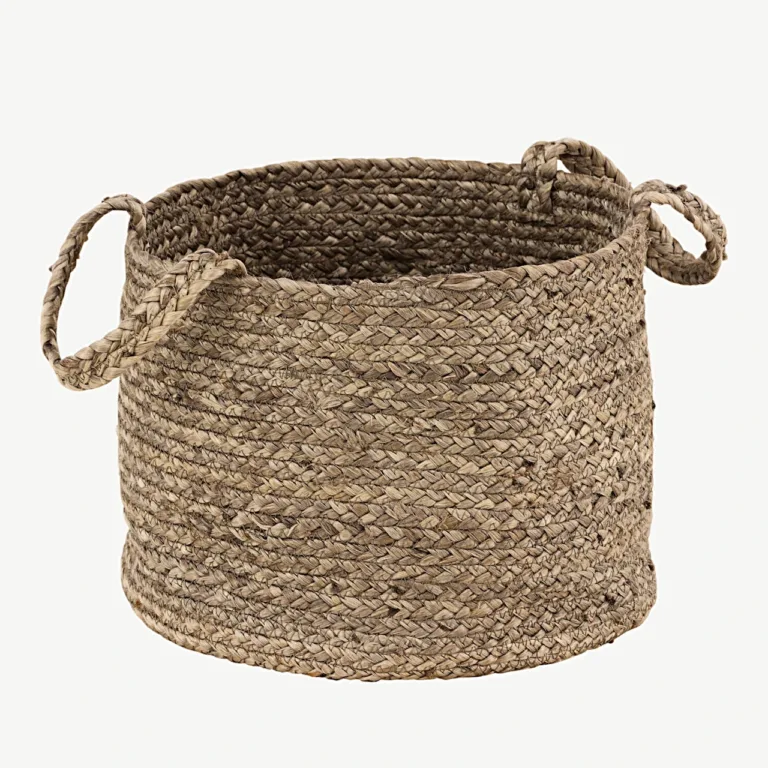 Bhopali ümmargune must džuudist hoiukorv, ø35 cm - 60005-100