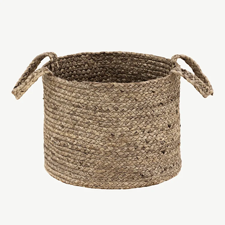 Bhopali ümmargune must džuudist hoiukorv, ø35 cm - 60005-100