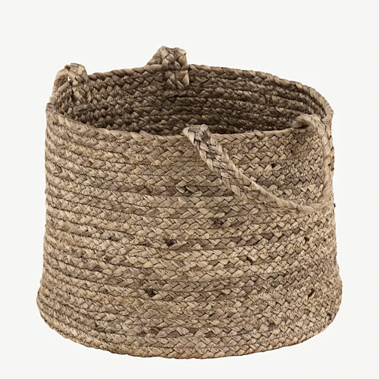 Bhopali ümmargune must džuudist hoiukorv, ø35 cm - 60005-100