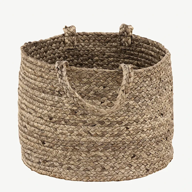 Bhopali ümmargune must džuudist hoiukorv, ø35 cm - 60005-100