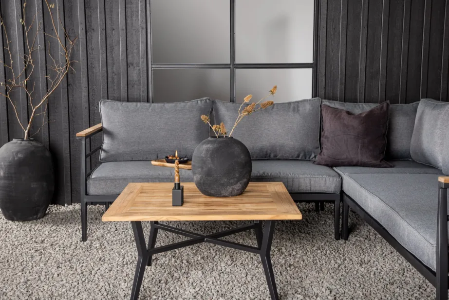 Mexico nurgadiivaniga alumiiniumist aiakomplekt tiigipuu ja hallide patjadega, 6084-520 – 9