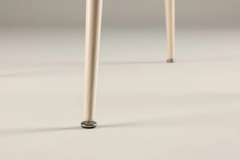 Plaza ümmargune söögilaud, valge peitsiga MDF (ø100 cm) - 61100-130