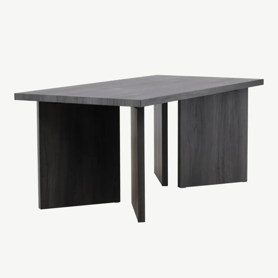 Bassholmen söögilaud, must MDF (180 × 90 cm), 61104-100 – 3