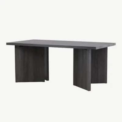 Bassholmen söögilaud, must MDF (180 × 90 cm) - 61104-100