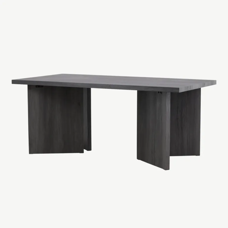 Bassholmen söögilaud, must MDF (180 × 90 cm) - 61104-100