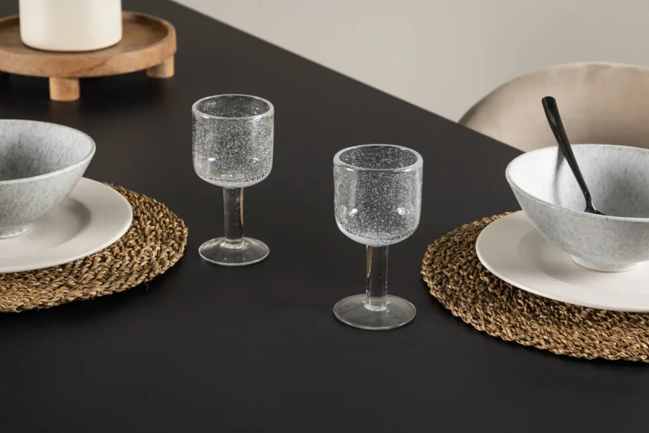 Ellis söögilaud mustast MDF-ist terasjalgadel, 230×85 cm, 61110-100 – 11