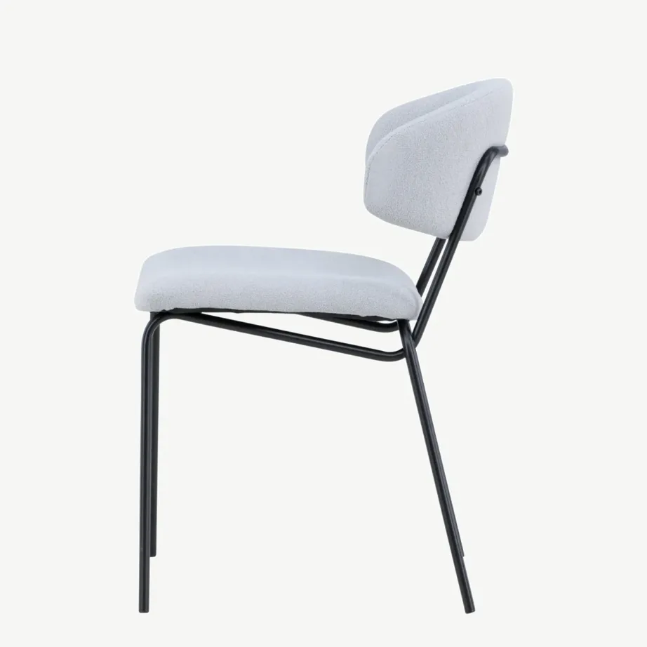 Chico söögitool sinisest bukleest, musta terasraamiga, 61113-666 – 7