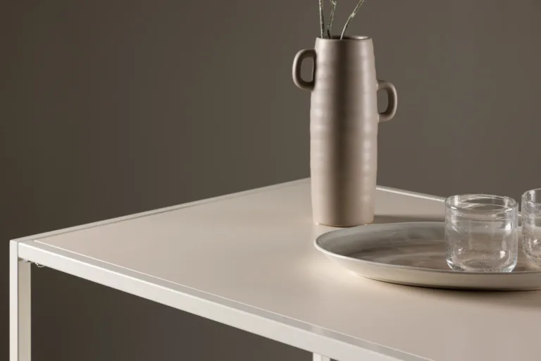 Beež baarilaud Brea (MDF-plaadist, terasjalgadega, 60 × 120 cm) - 61116-102
