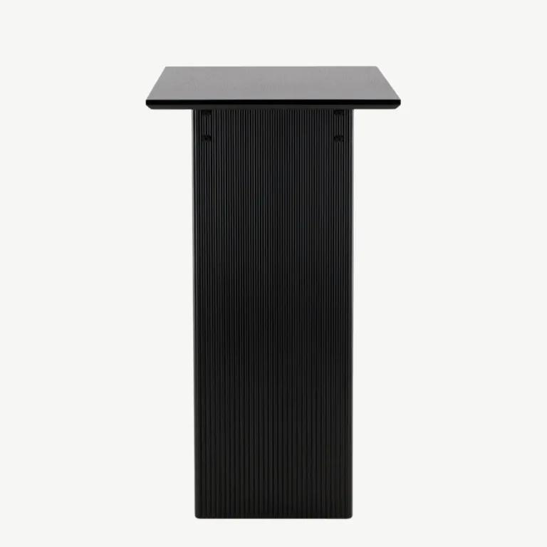 Mustast MDF-ist baarilaud Vail, 120 × 60 cm - 61118-100