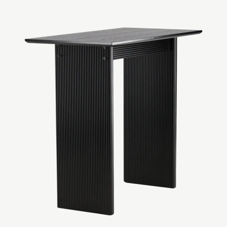 Mustast MDF-ist baarilaud Vail, 120 × 60 cm - 61118-100