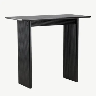 Mustast MDF-ist baarilaud Vail, 120 × 60 cm - 61118-100