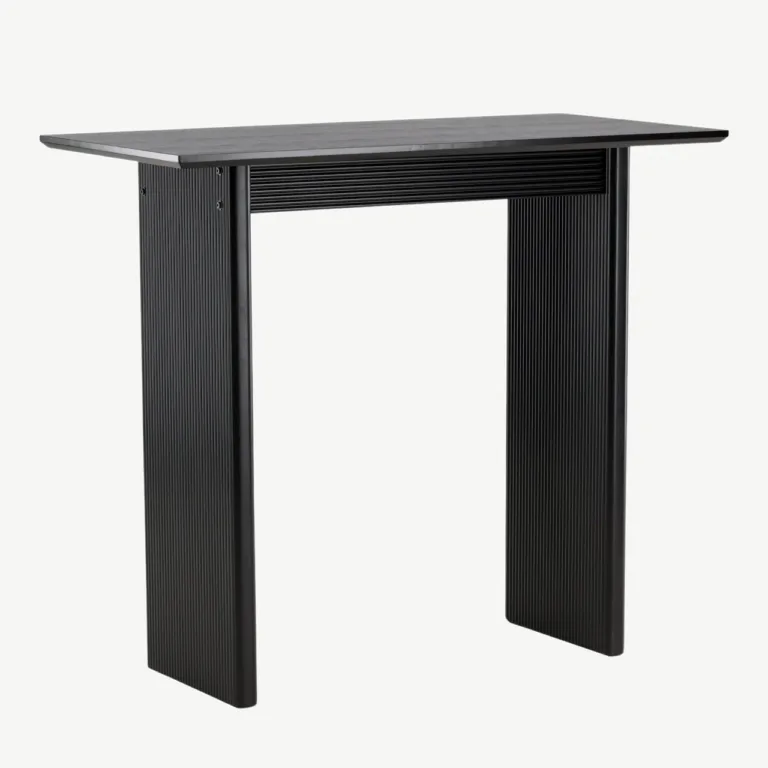 Mustast MDF-ist baarilaud Vail, 120 × 60 cm - 61118-100