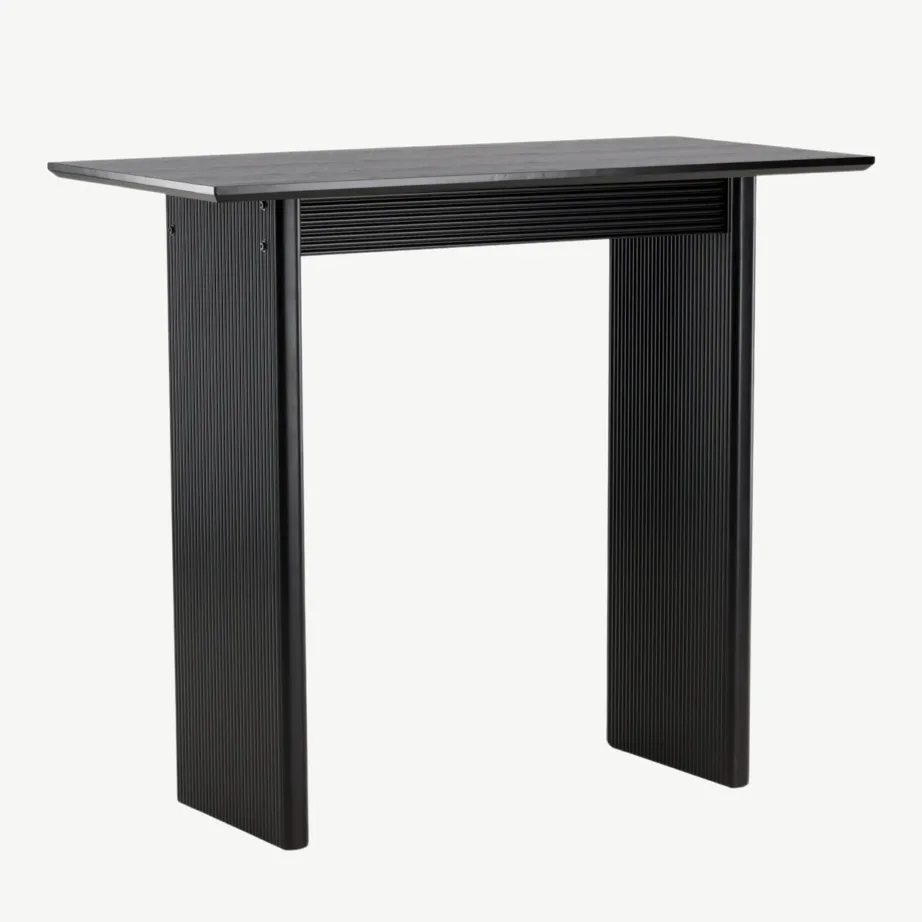 Mustast MDF-ist baarilaud Vail, 120 × 60 cm, 61118-100