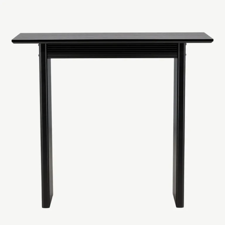 Mustast MDF-ist baarilaud Vail, 120 × 60 cm - 61118-100