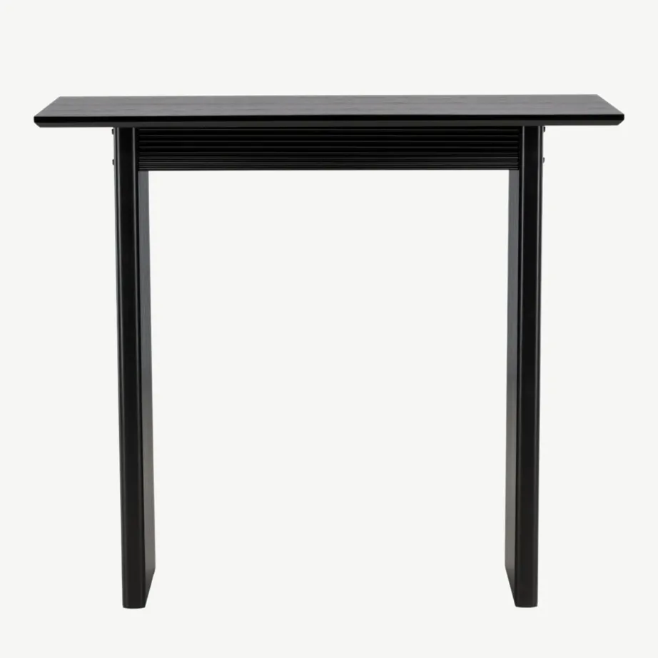 Mustast MDF-ist baarilaud Vail, 120 × 60 cm, 61118-100 – 4