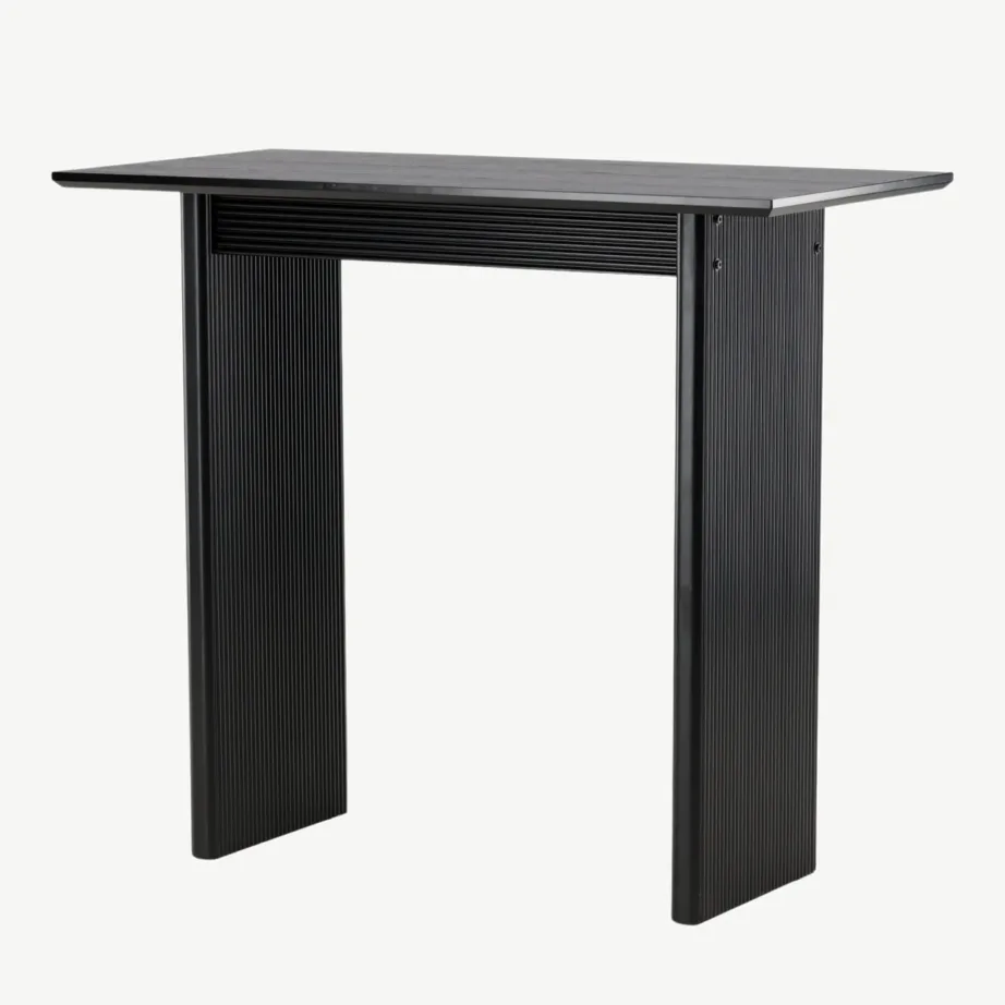 Mustast MDF-ist baarilaud Vail, 120 × 60 cm, 61118-100 – 5