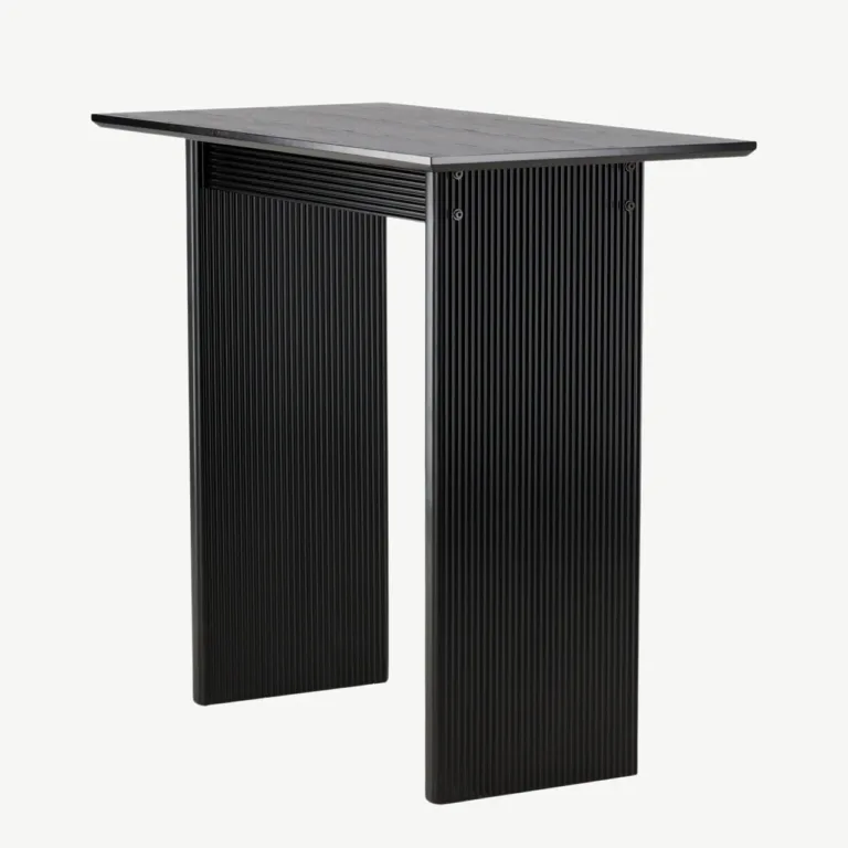 Mustast MDF-ist baarilaud Vail, 120 × 60 cm - 61118-100