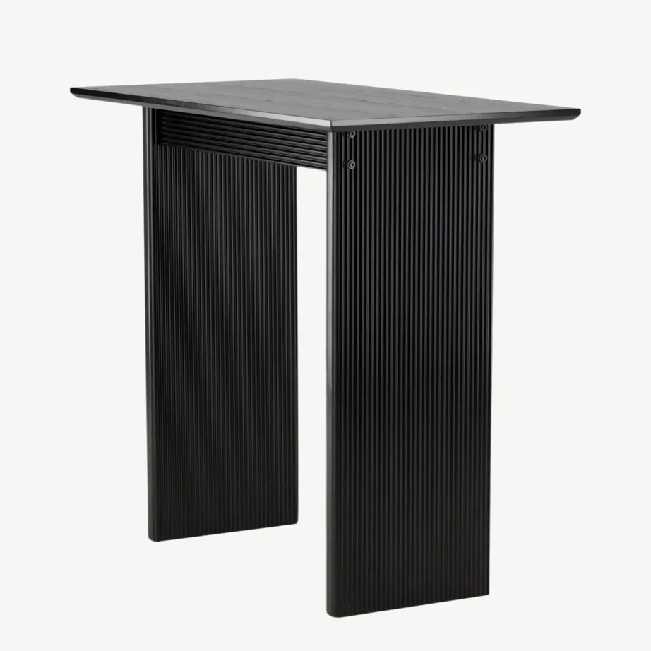 Mustast MDF-ist baarilaud Vail, 120 × 60 cm, 61118-100 – 6