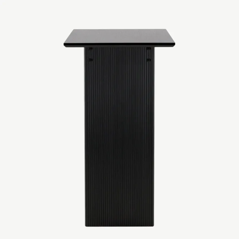 Mustast MDF-ist baarilaud Vail, 120 × 60 cm - 61118-100