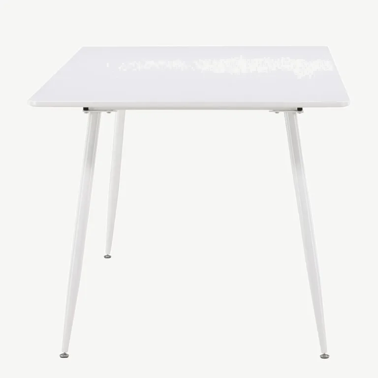 Valge MDF söögilaud Silar (180 × 90 cm, terasjalad) - 61126-101