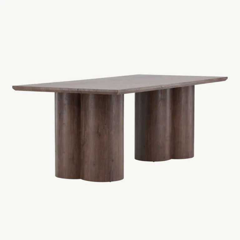 Mokka toonis MDF-ist söögilaud Olivia, 100 × 210 cm - 61131-125