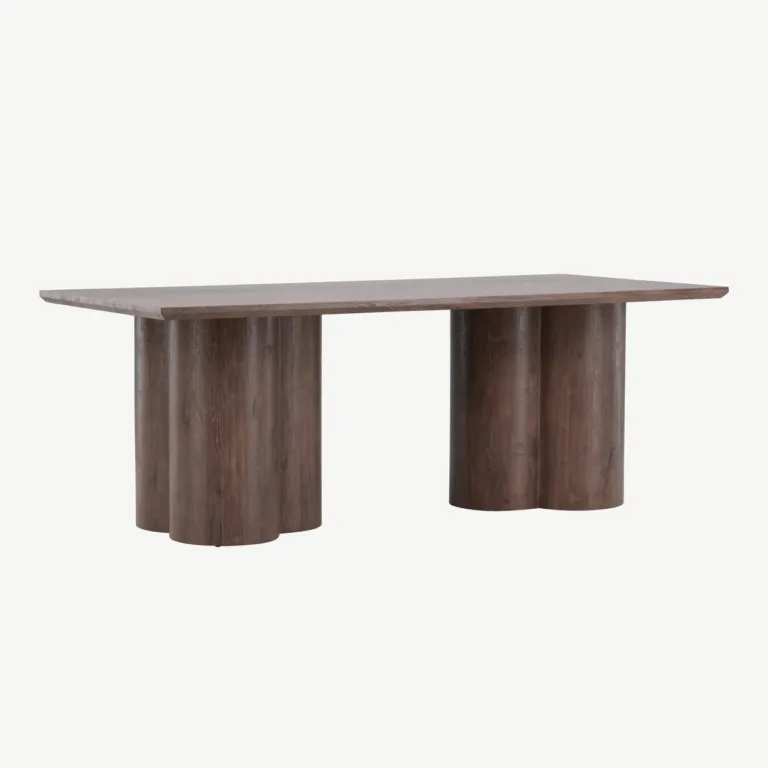 Mokka toonis MDF-ist söögilaud Olivia, 100 × 210 cm - 61131-125