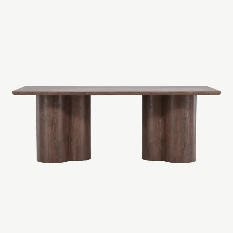 Mokka toonis MDF-ist söögilaud Olivia, 100 × 210 cm - 61131-125