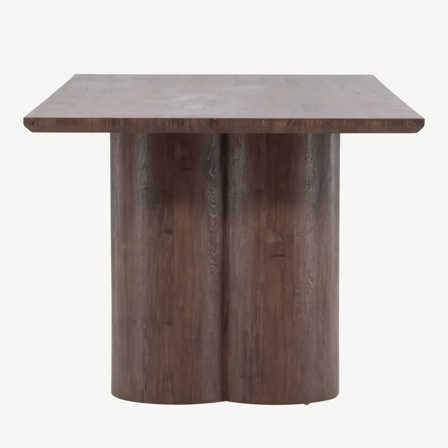 Mokka toonis MDF-ist söögilaud Olivia, 100 × 210 cm, 61131-125 – 7