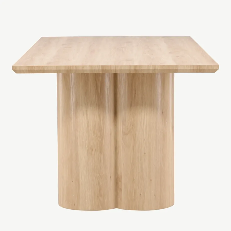 Olivia söögilaud MDF-ist, looduslik toon, 210 x 100 cm, 61131-130 – 2