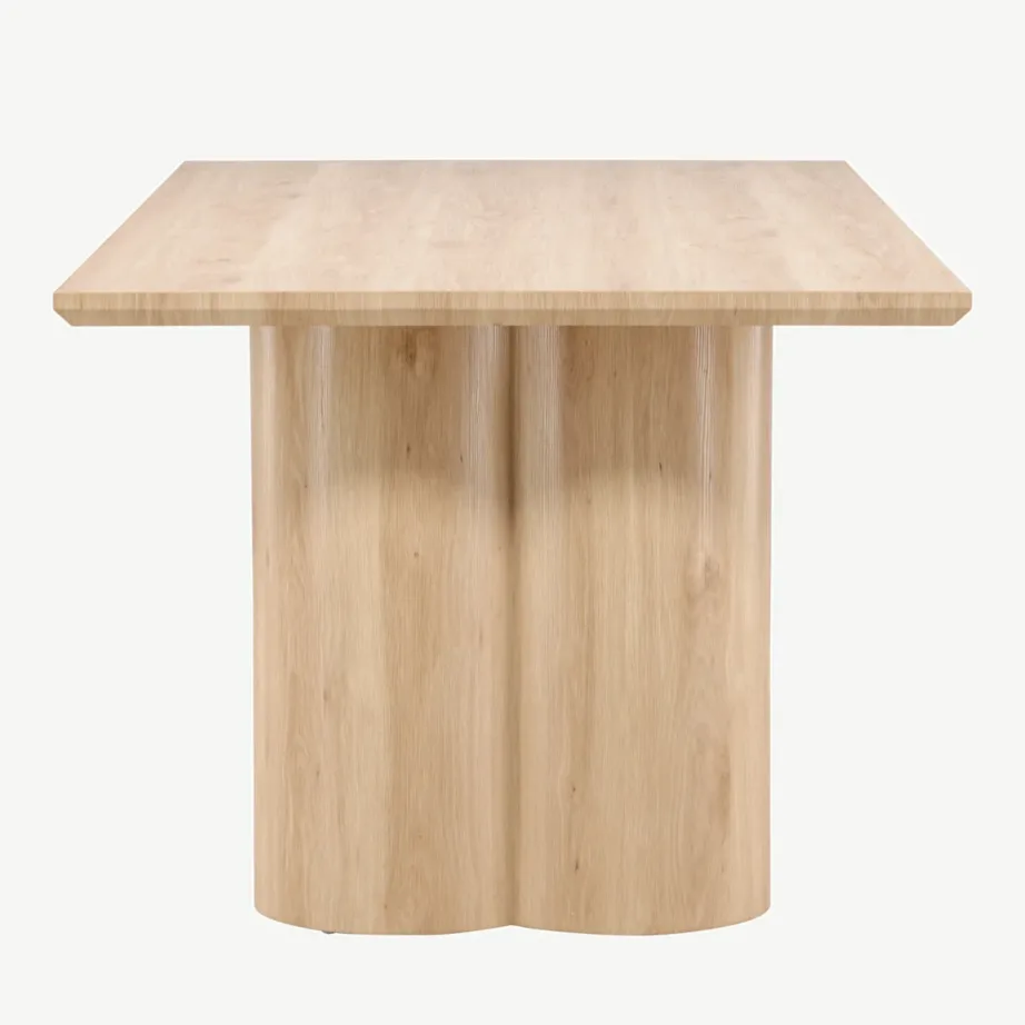 Olivia söögilaud MDF-ist, looduslik toon, 210 x 100 cm, 61131-130 – 7