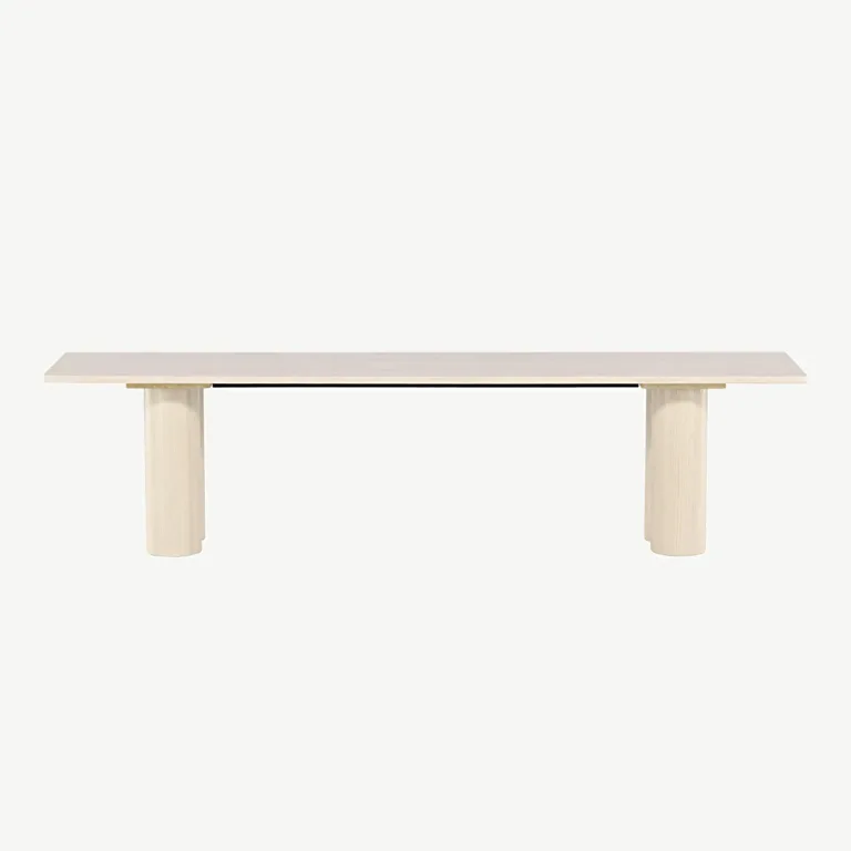 Valge peitsiga MDF-pink Olivia (180 × 40 × 45 cm) - 61137-130