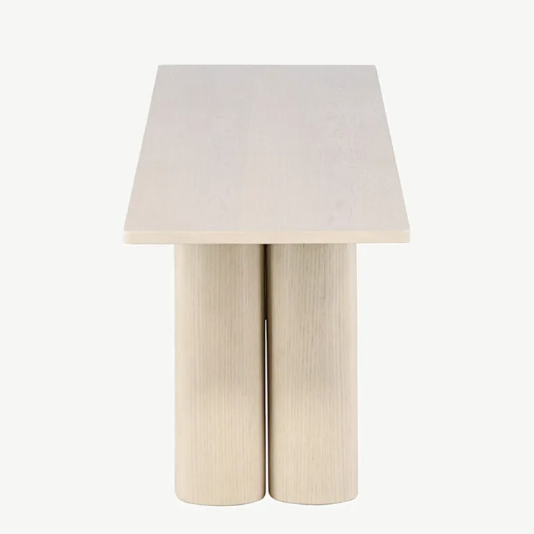 Valge peitsiga MDF-pink Olivia (180 × 40 × 45 cm) - 61137-130