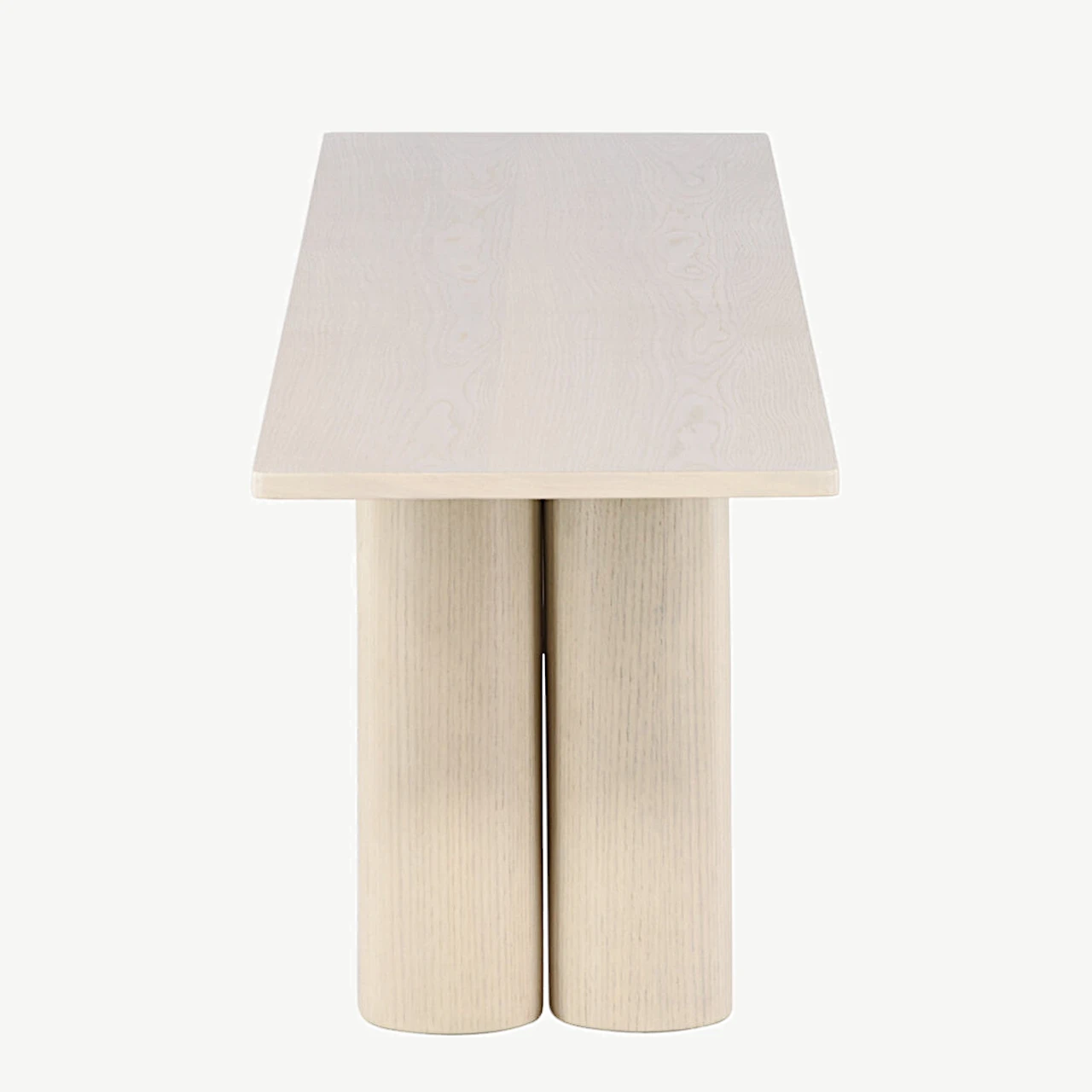 Valge peitsiga MDF-pink Olivia (180 × 40 × 45 cm) - 61137-130