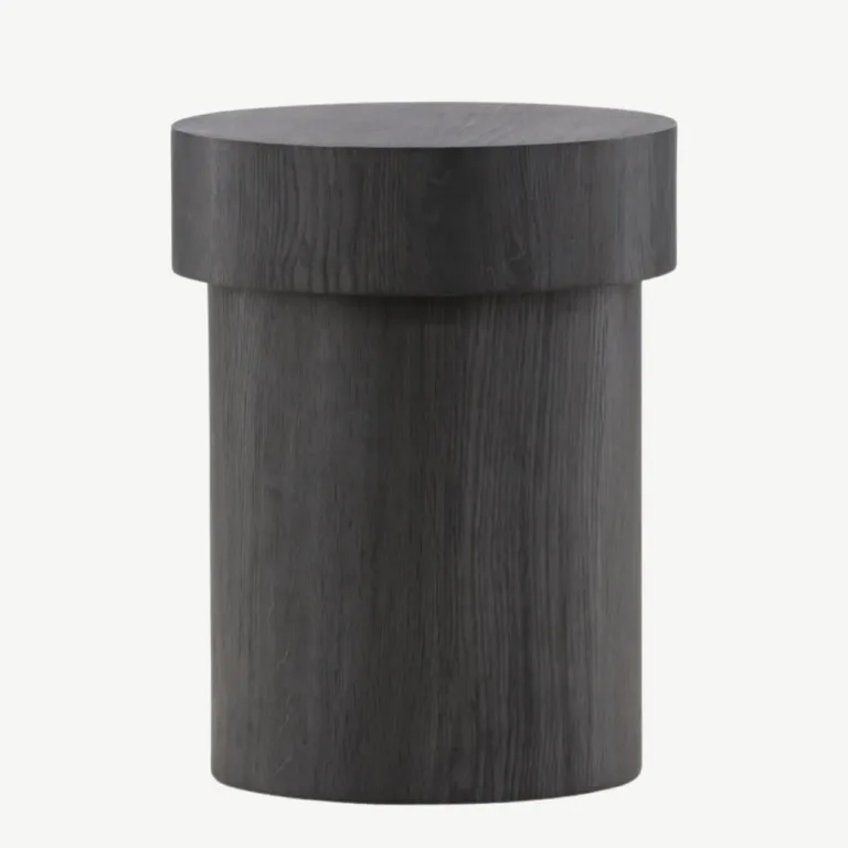 Mustast MDF-ist abilaud Malung, ø35 cm, FSC-sertifikaadiga - 61172-100
