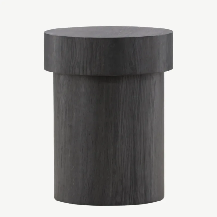 Mustast MDF-ist abilaud Malung, ø35 cm, FSC-sertifikaadiga, 61172-100 – 2