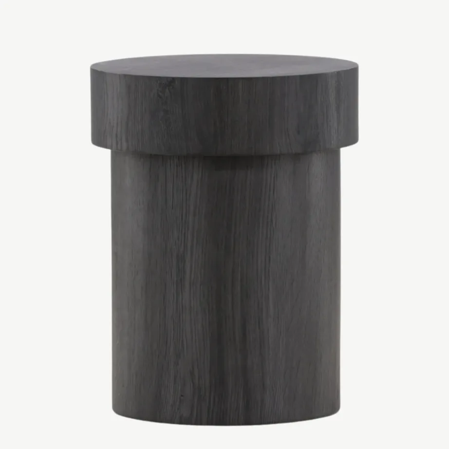 Mustast MDF-ist abilaud Malung, ø35 cm, FSC-sertifikaadiga, 61172-100 – 3