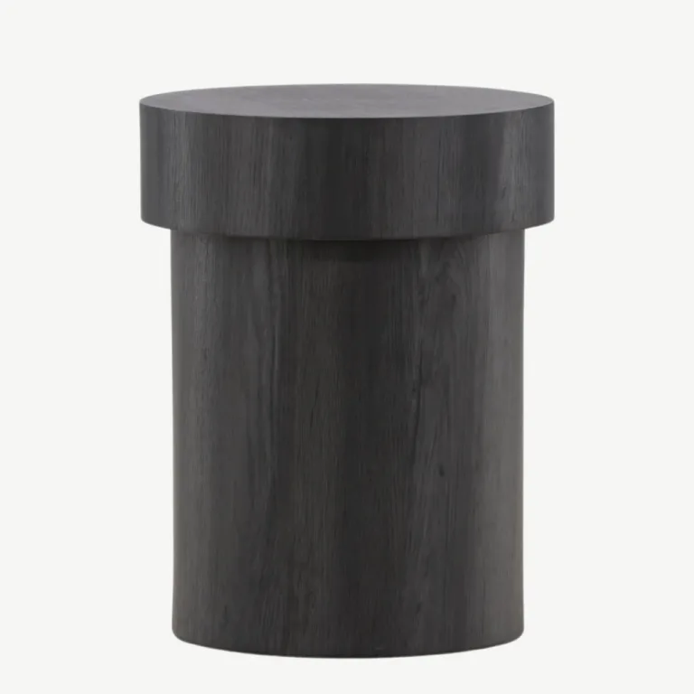 Mustast MDF-ist abilaud Malung, ø35 cm, FSC-sertifikaadiga - 61172-100