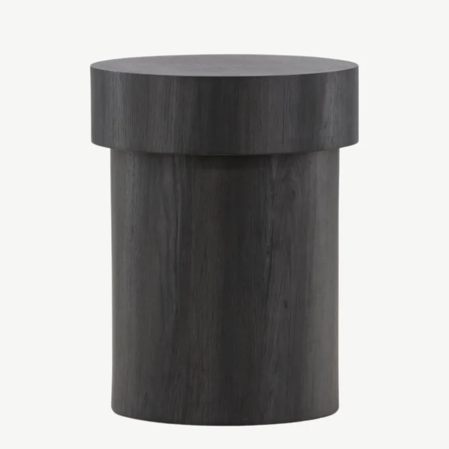 Mustast MDF-ist abilaud Malung, ø35 cm, FSC-sertifikaadiga, 61172-100 – 7