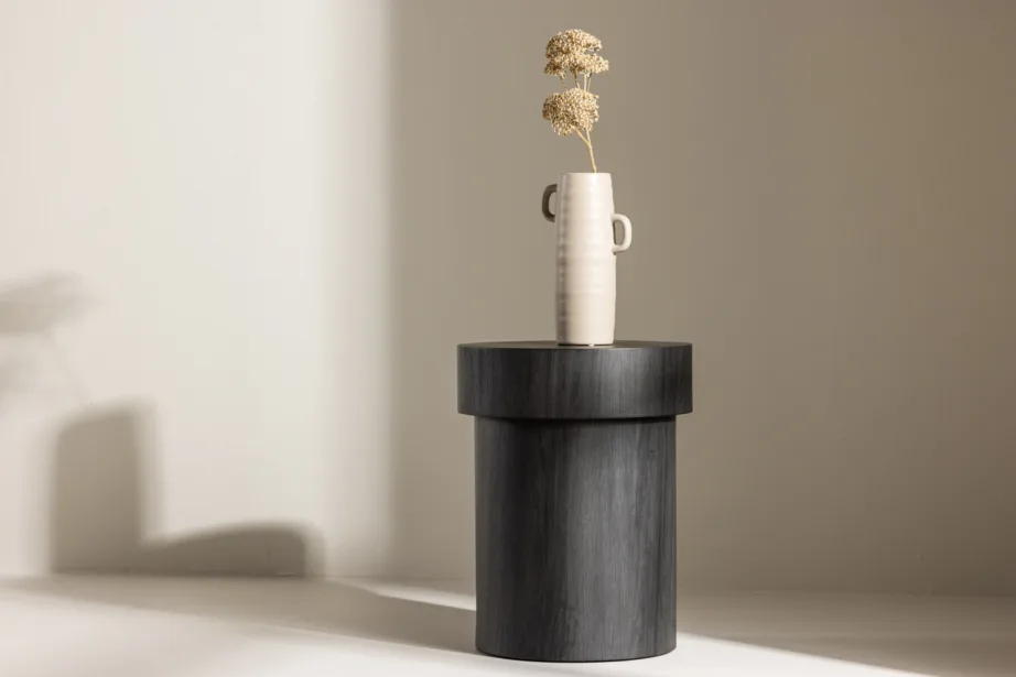 Mustast MDF-ist abilaud Malung, ø35 cm, FSC-sertifikaadiga, 61172-100 – 8