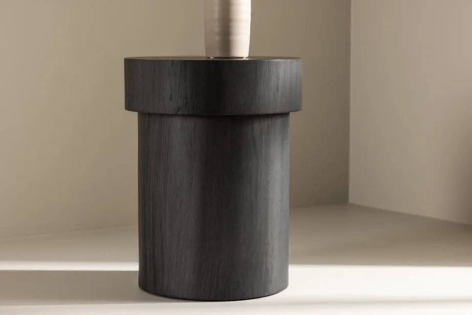 Mustast MDF-ist abilaud Malung, ø35 cm, FSC-sertifikaadiga, 61172-100 – 9