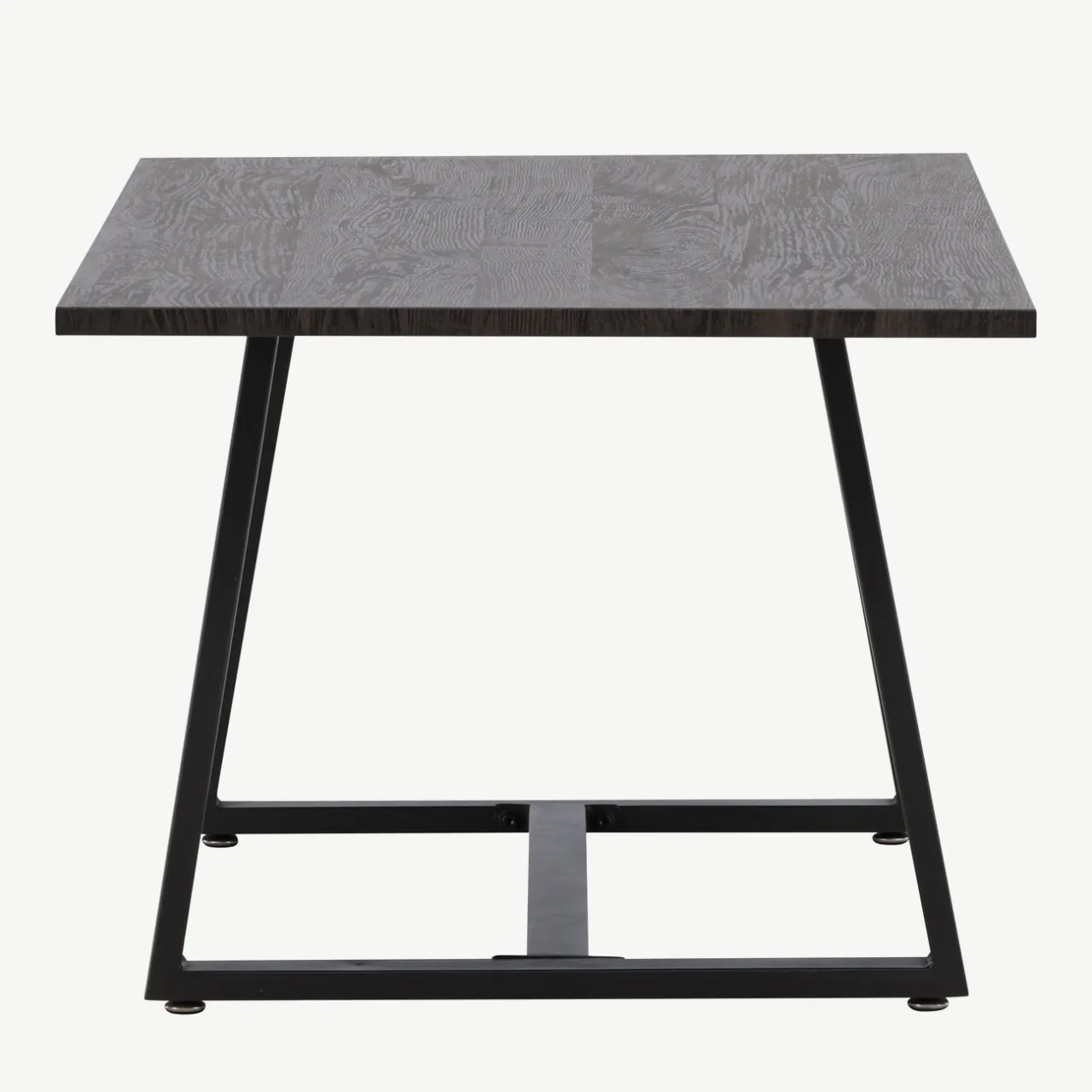 Must MDF-ist diivanilaud Plankton terasraamiga (110 × 60 cm) - 61174-107