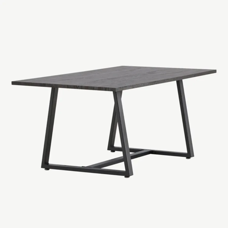 Must MDF-ist diivanilaud Plankton terasraamiga (110 × 60 cm) - 61174-107