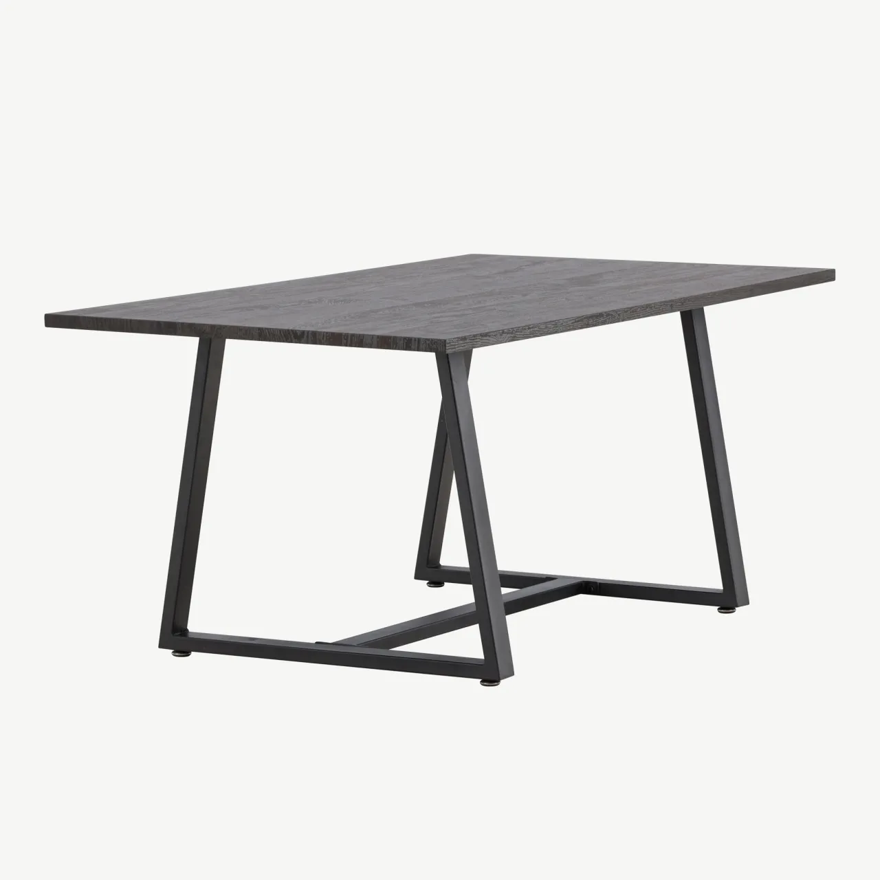 Must MDF-ist diivanilaud Plankton terasraamiga (110 × 60 cm) - 61174-107
