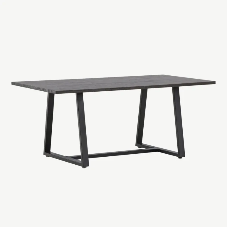 Must MDF-ist diivanilaud Plankton terasraamiga (110 × 60 cm) - 61174-107