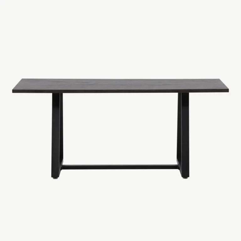 Must MDF-ist diivanilaud Plankton terasraamiga (110 × 60 cm) - 61174-107