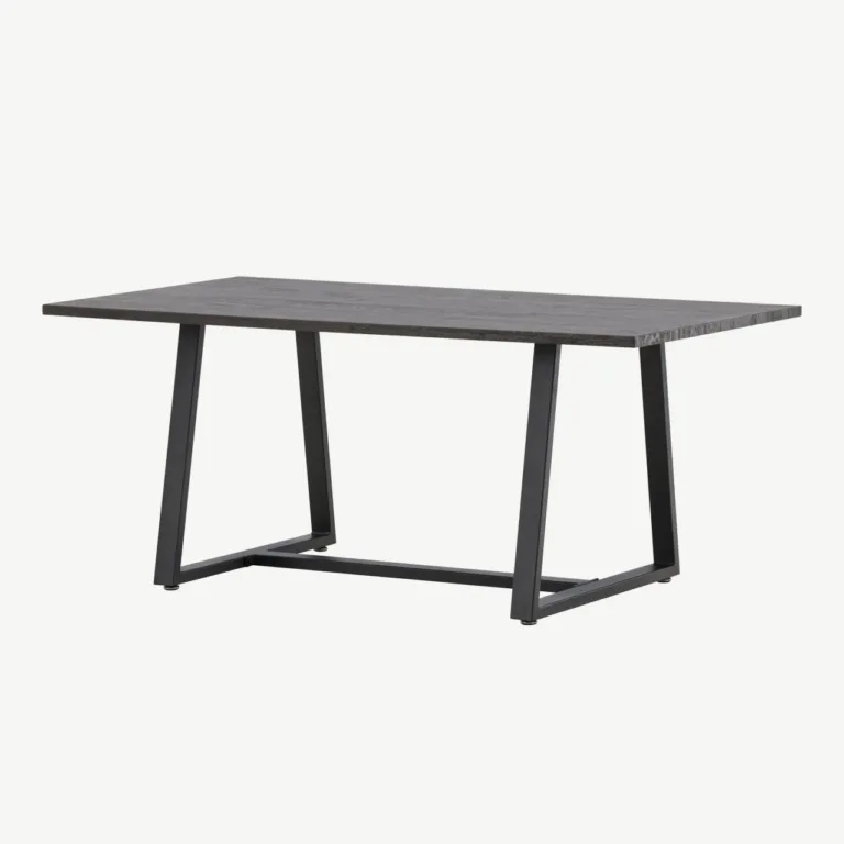 Must MDF-ist diivanilaud Plankton terasraamiga (110 × 60 cm) - 61174-107